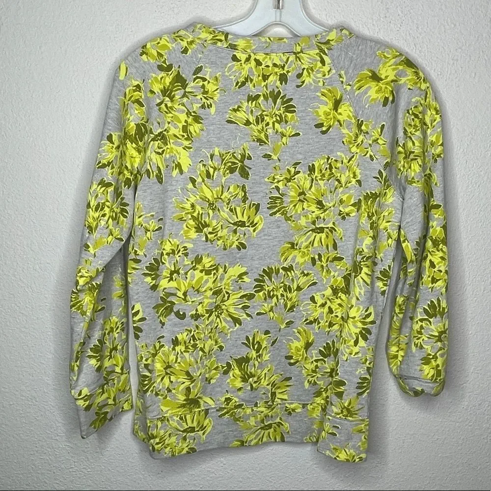 J. Crew Floral Pullover Shirt